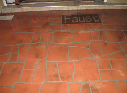 Stencil dekorativni beton